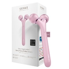 Електронний ультразвуковий ролик для обличчя GESKE Sonic Facial Roller 4в1