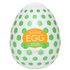 Мастурбатор-яйце Tenga Egg Stud із шестикутними виступами