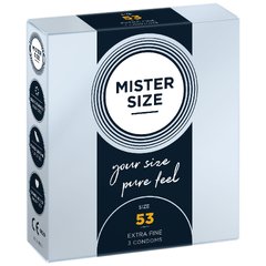 Презервативи Mister Size - pure feel - 53 розмір