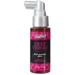 Спрей для минета Doc Johnson GoodHead DeepThroat Spray – Sweet Strawberry 59 мл для глубокого минета