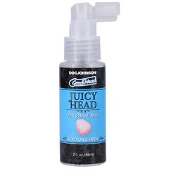 Увлажняющий оральный спрей Doc Johnson GoodHead – Juicy Head – Dry Mouth Spray – Cotton Candy