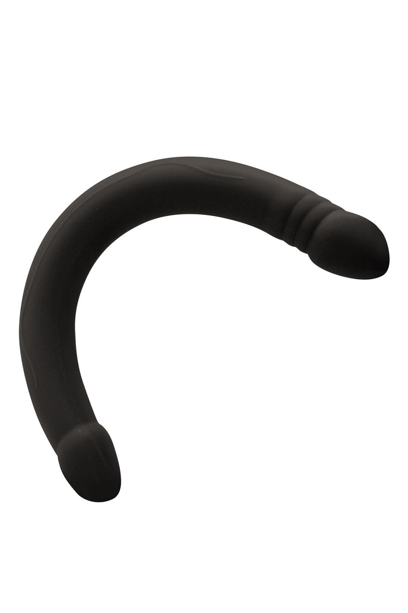 Фалоімітатор двосторонній Dorcel Real Double Do Black, діаметр 4 см, довжина 42см