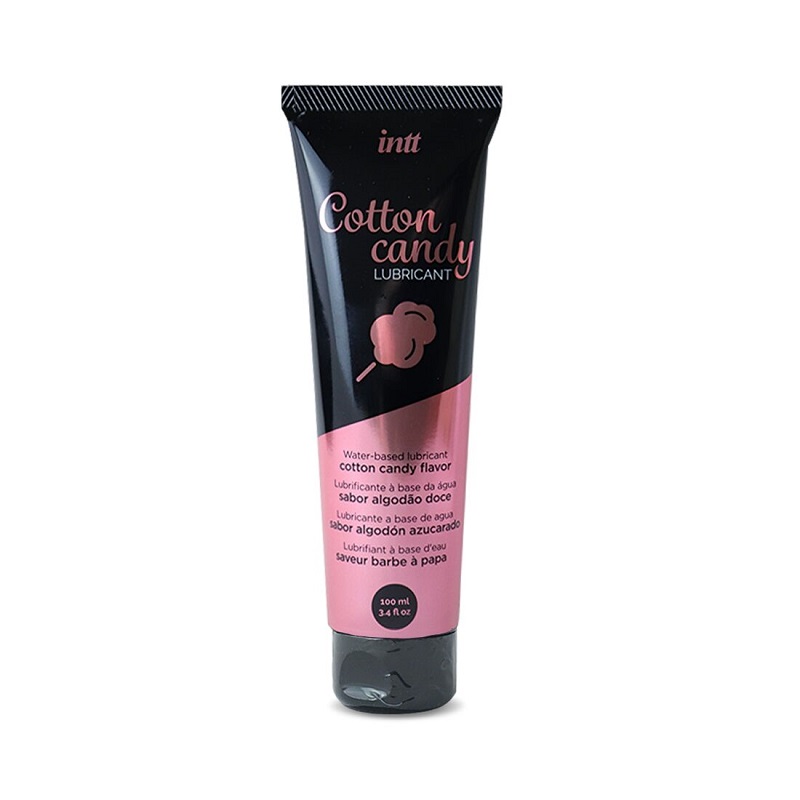 Лубрикант на водній основі Intt Cotton Candy (100 мл) смак Солодка  Вата