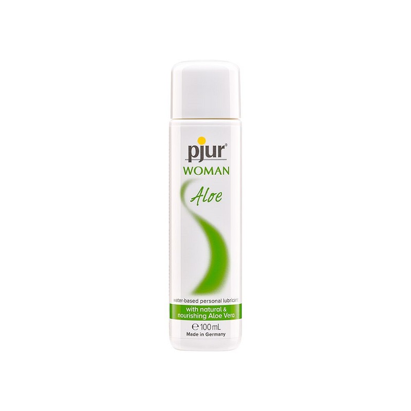 Лубрикант на водній основі pjur Woman Aloe 100 мл з екстрактом алое, зволожуючий
