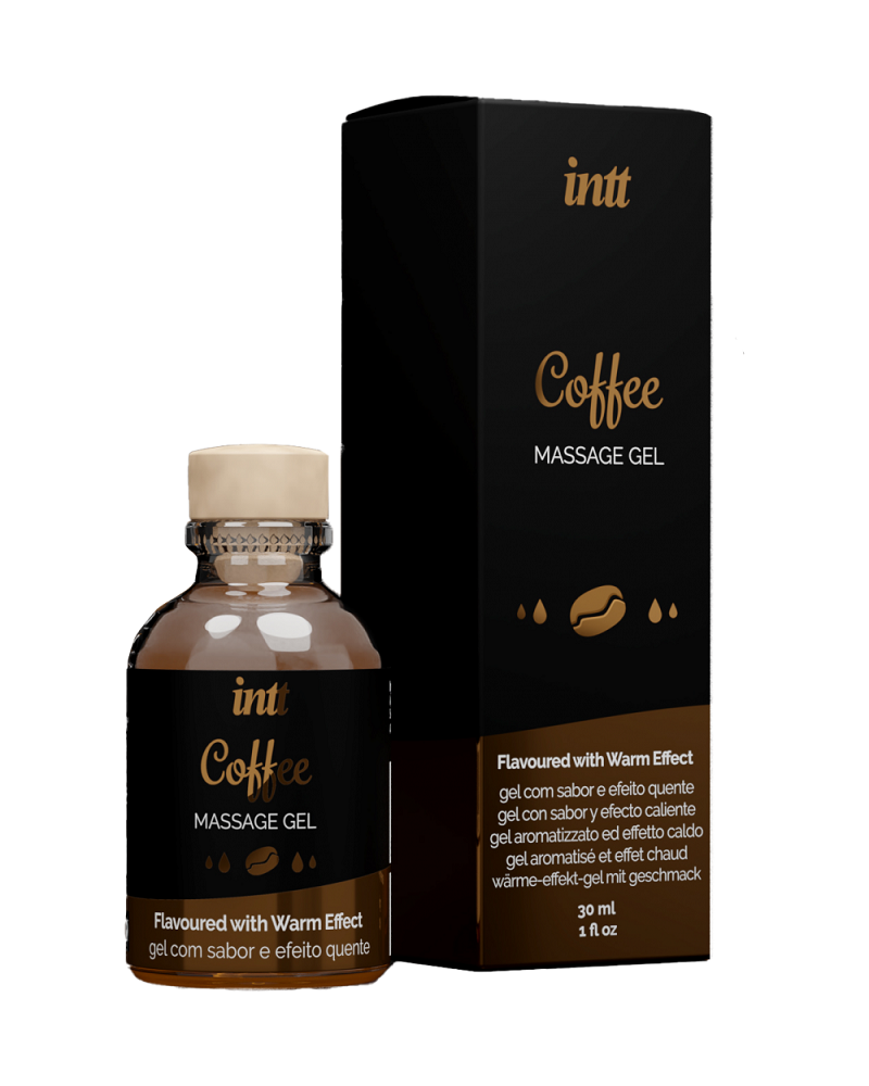 Масажний гель для інтимних зон Intt Coffee (30 мл) розігріваючий
