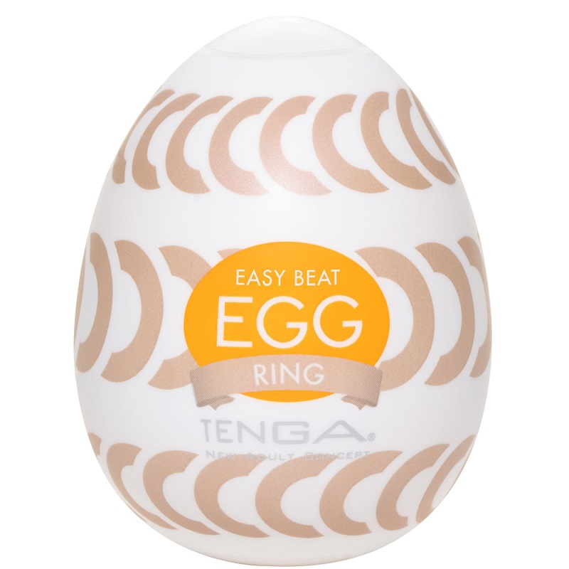 Мастурбатор-яйце Tenga Egg Ring із асиметричним рельєфом