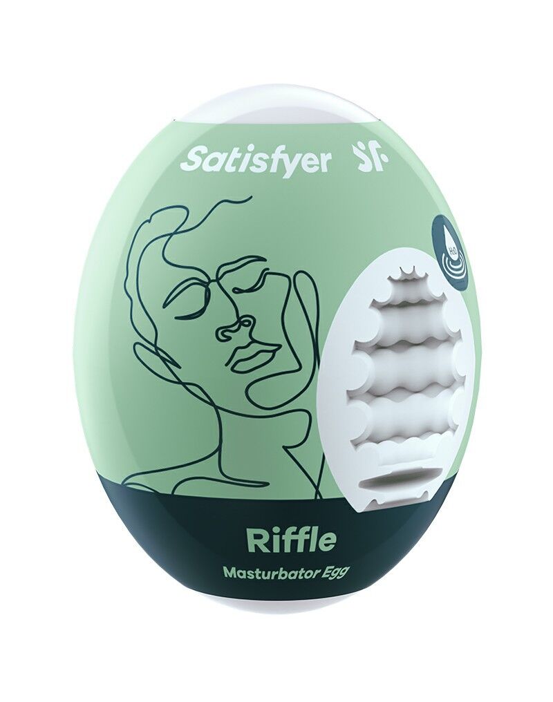 Самозмащувальний мастурбатор-яйце Satisfyer Egg Riffle