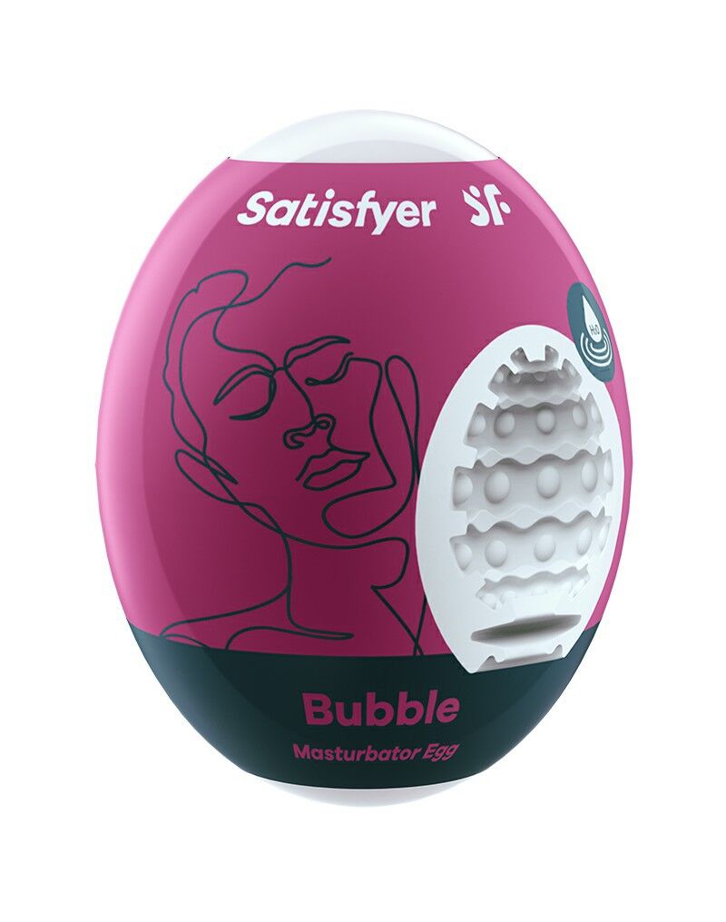 Самозмащувальний мастурбатор-яйце Satisfyer Egg Bubble
