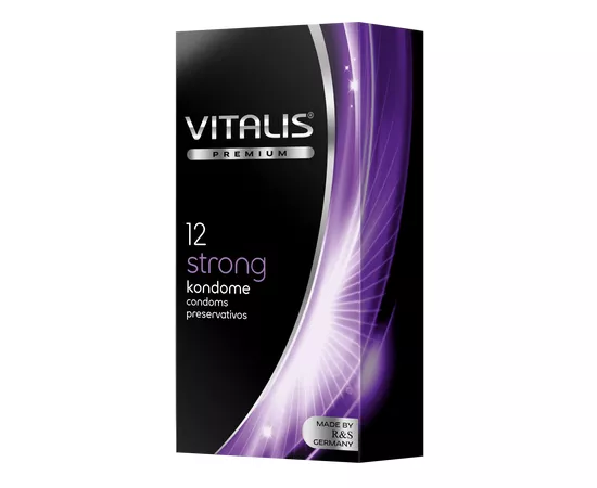 Надміцні презервативи VITALIS premium strong (12 шт.)