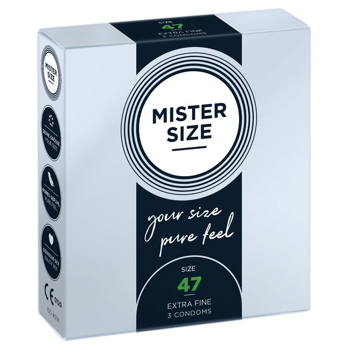 Презервативи Mister Size - pure feel - 47 розмір
