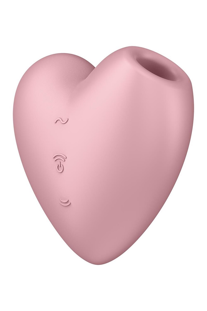 Вакуумний стимулятор Satisfyer Cutie Heart Light Red
