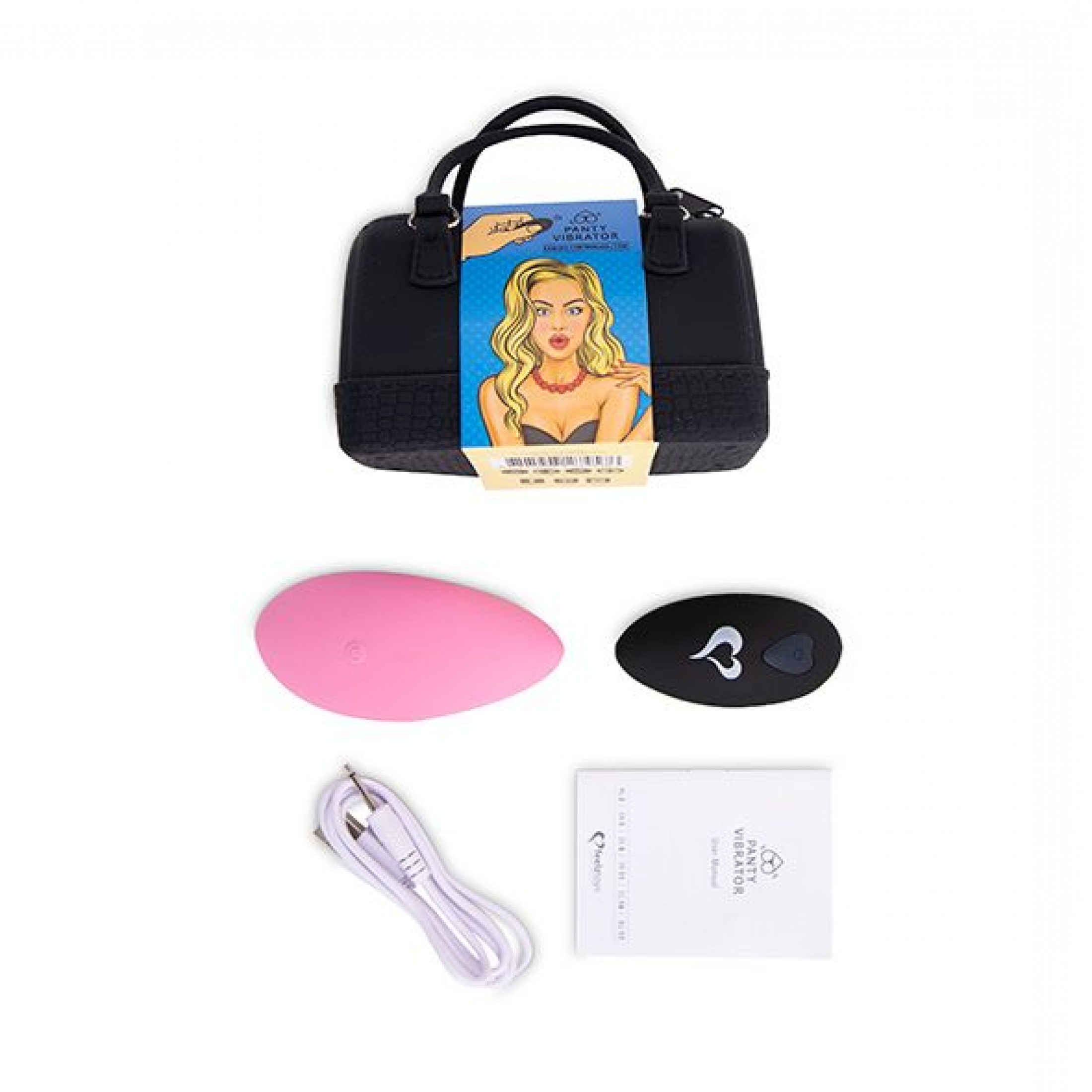 Вібратор в трусики FeelzToys Panty Vibrator Pink з пультом