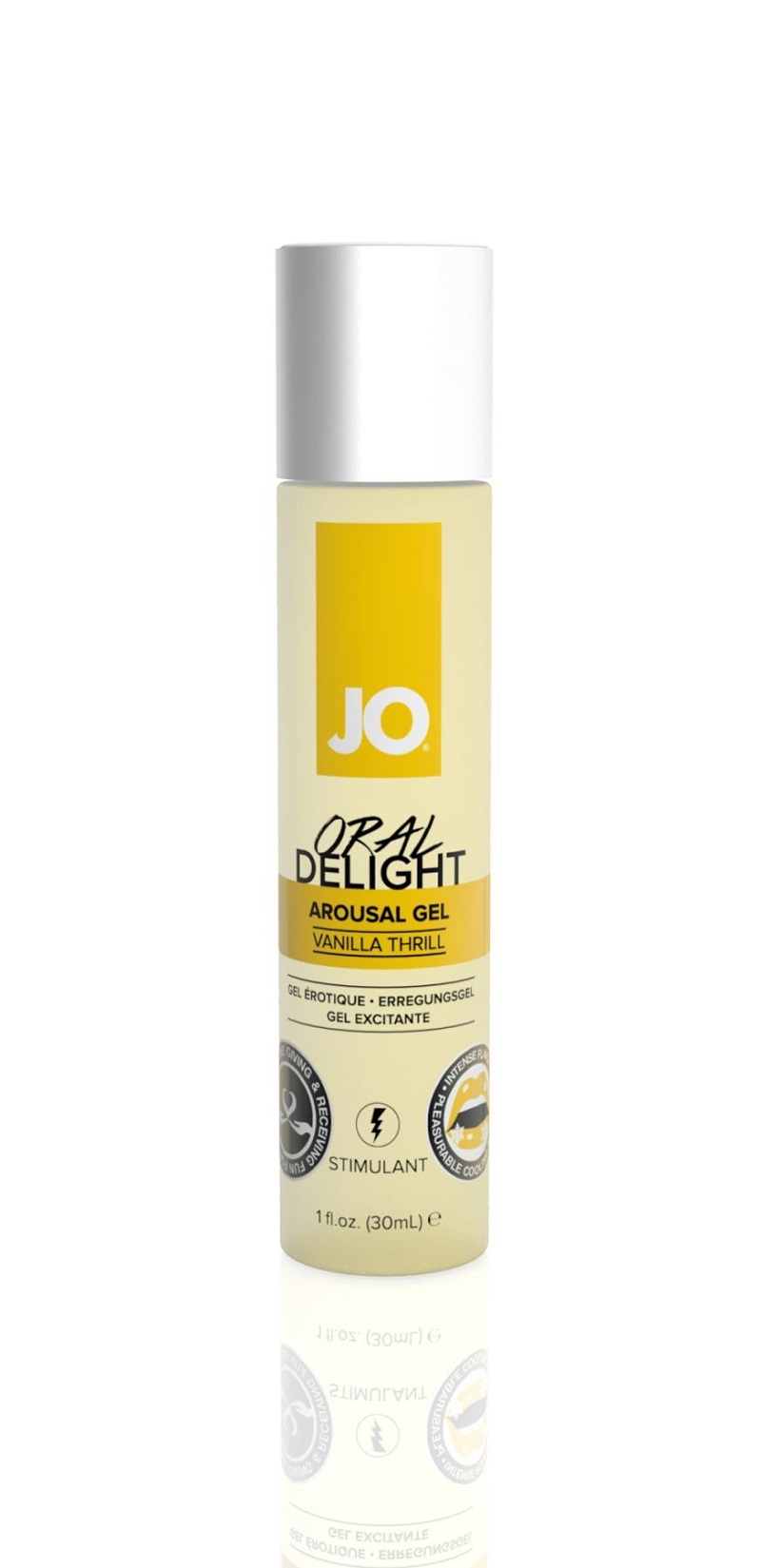Гель для оральних ласк System JO Oral Delight - Vanilla Thrill (30 мл), ефект холод-тепло