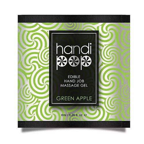 Пробник гелю для оральних  ласк Sensuva - Handipop Green Apple (6 мл)