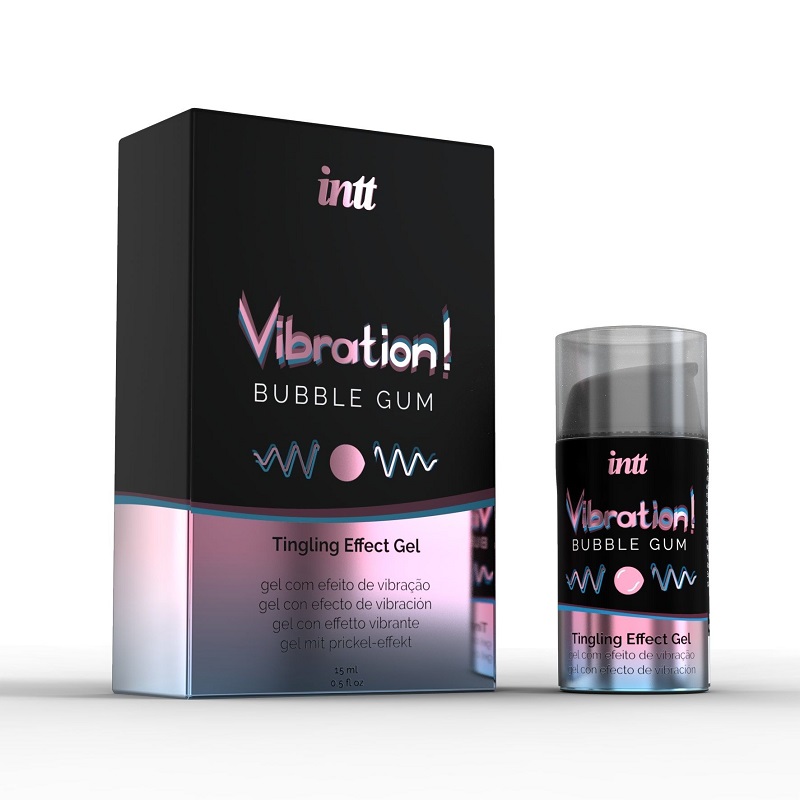Рідкий вібратор Intt Vibration Bubble Gum (зігріваючий ефект)
