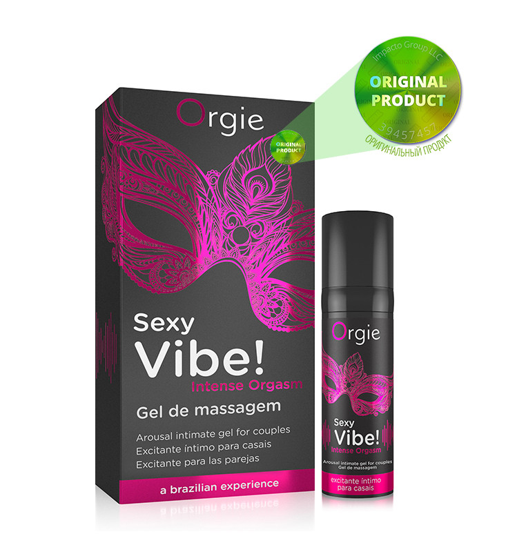 Рідкий вібратор SEXY VIBE вібрація + посилення оргазму, 15 мл ORGIE 