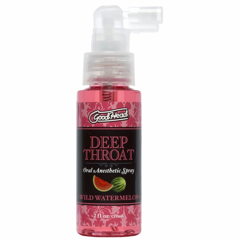 Спрей для мінету Doc Johnson GoodHead DeepThroat Spray – Watermelon 59 мл для глибокого мінету