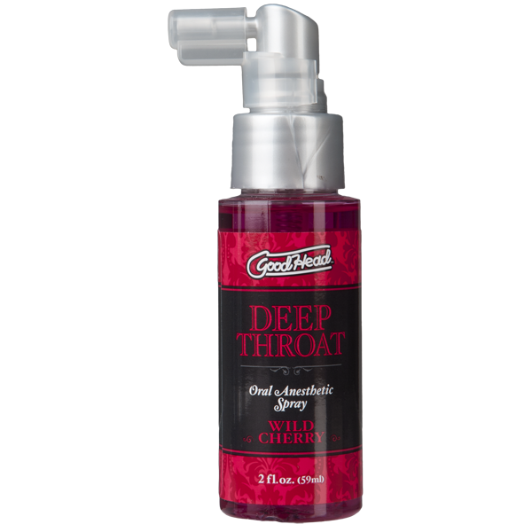 Спрей для мінету Doc Johnson GoodHead DeepThroat Spray - Wild Cherry 59 мл для глибокого мінета