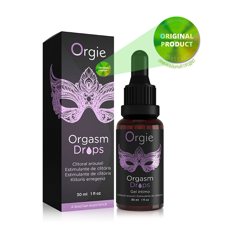 Збуджуючі краплі для клітора ORGASM DROPS, 30 мл ORGIE