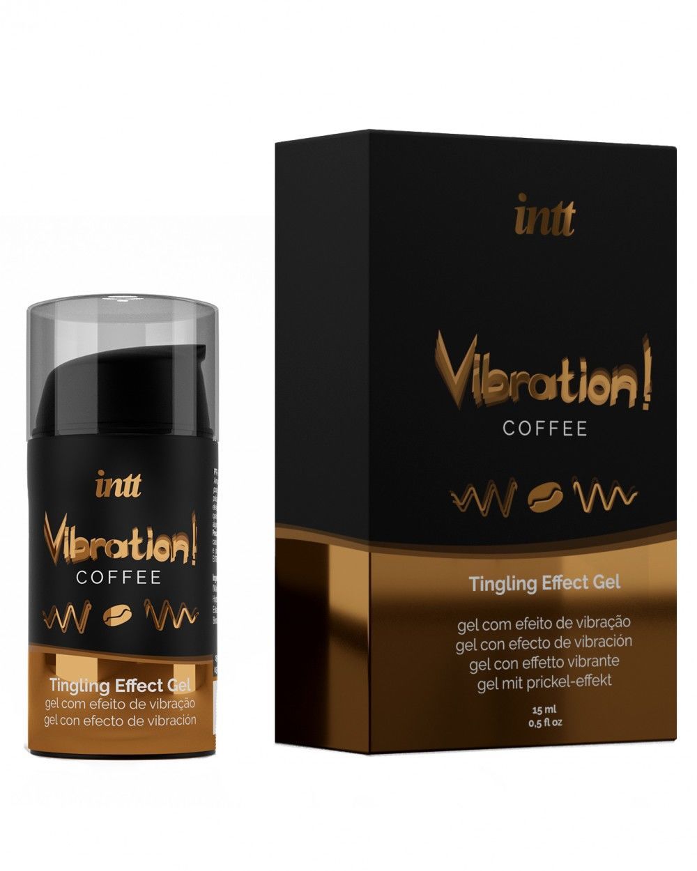 Рідкий вібратор Intt Vibration Coffee (15 мл) (зігріваючий ефект)
